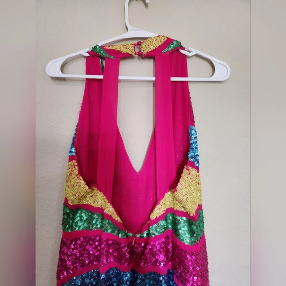 Nasty Gal Multicolor Sequin Jumpsuit - Picture 6 of 14